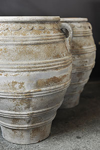 Rustic/antique terracot pots and urns