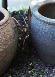 Old Stone Pots