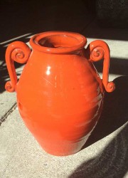 Glazed decorative pot